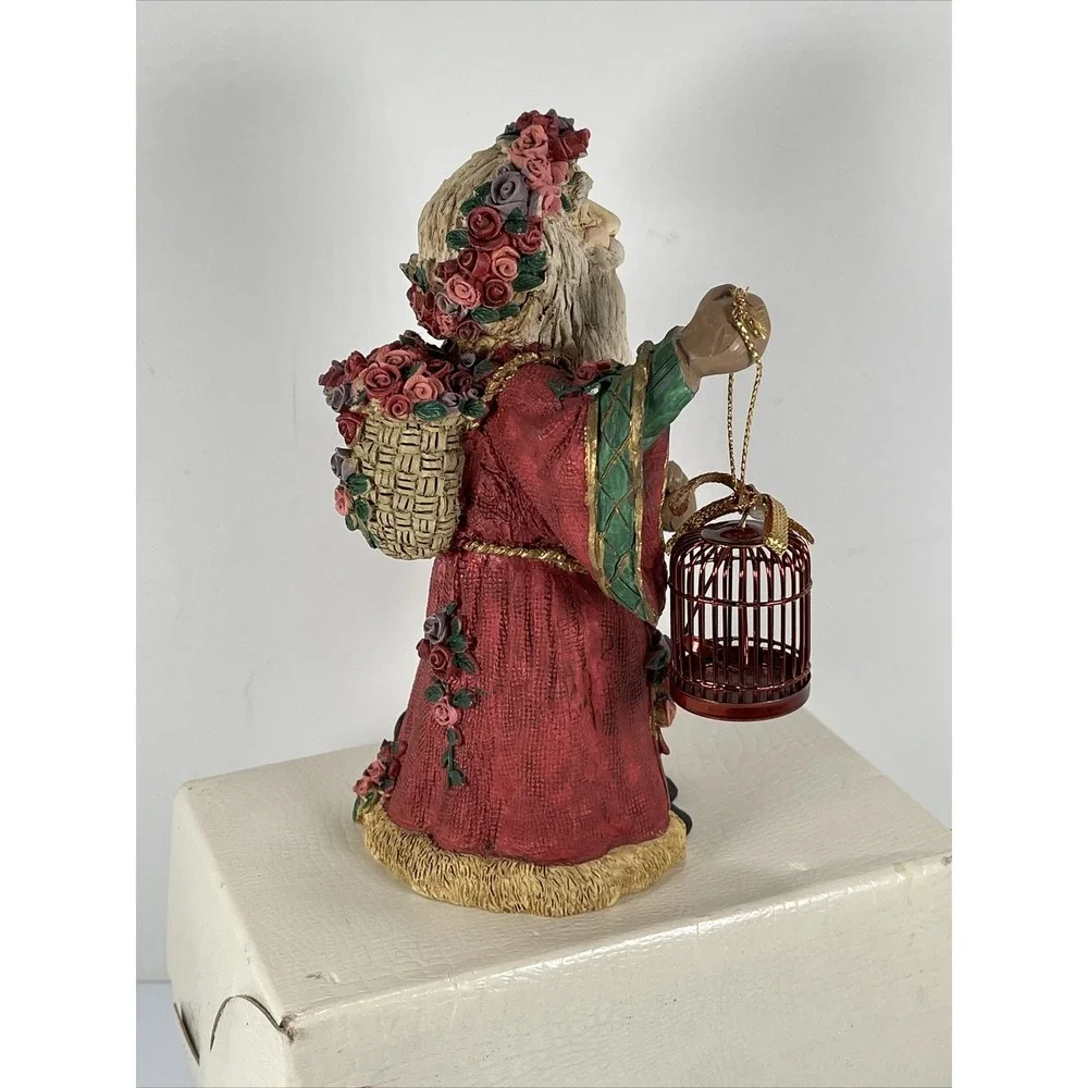 Vintage‎ Santa Claus Figurine From The Wooden Key Christmas Decoration 6